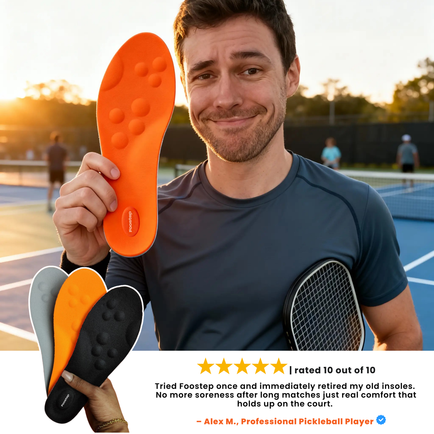 Foostep™ Pickleball Insoles