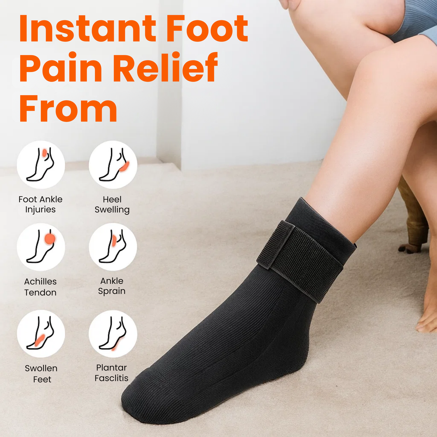 Foostep™ Compression-Cool Socks