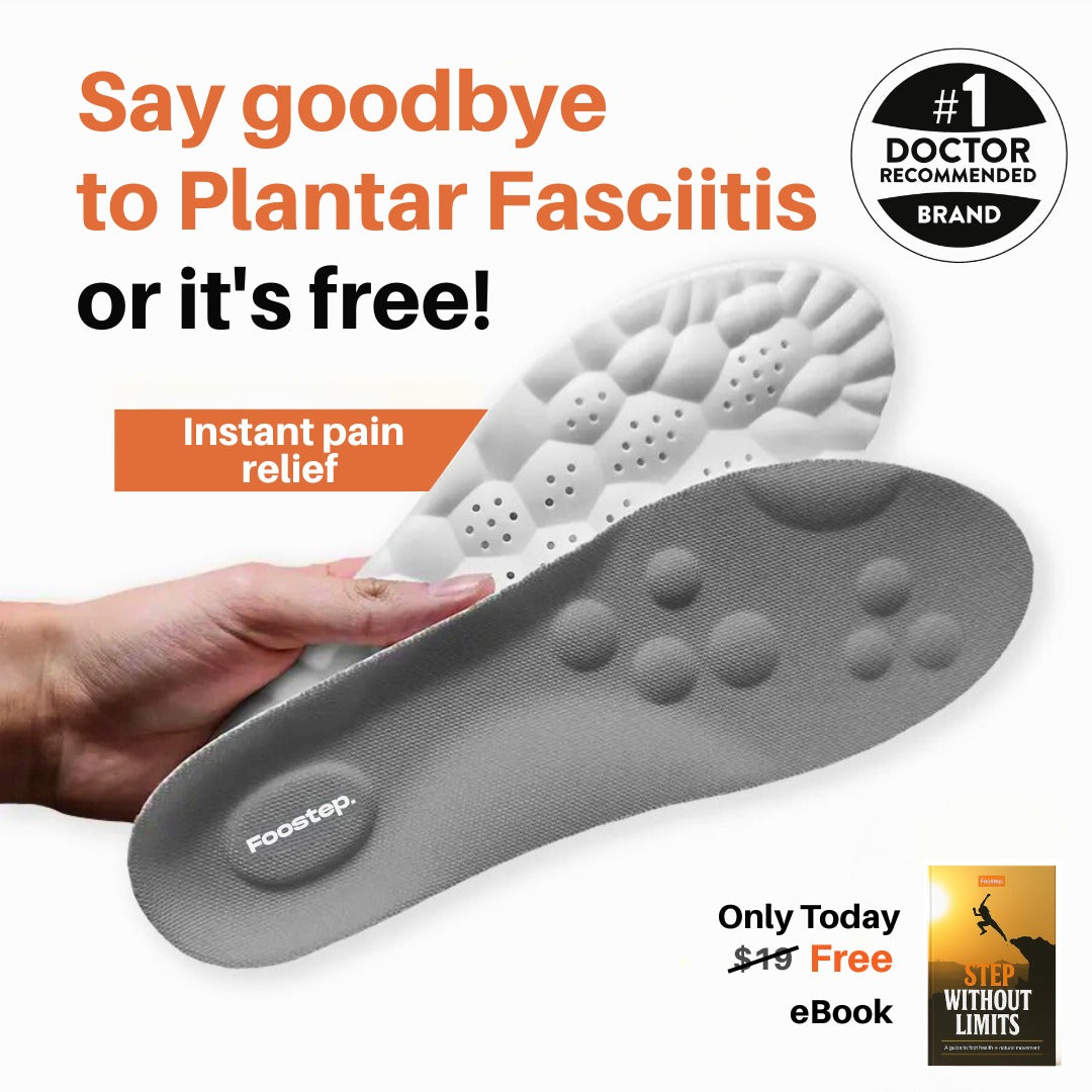 Foostep™ Instant Plantar Fasciitis Relief Insoles