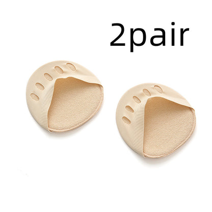 High Heels Forefoot Pad Invisible Ice Silk Five-finger Front Half Pad