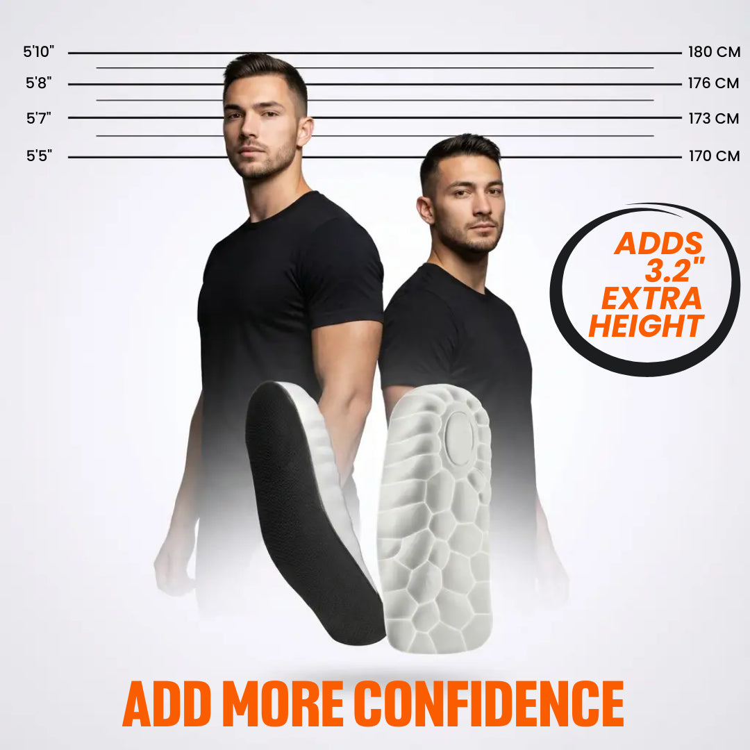 Foostep CloudLift™ Height Insoles 3.0''