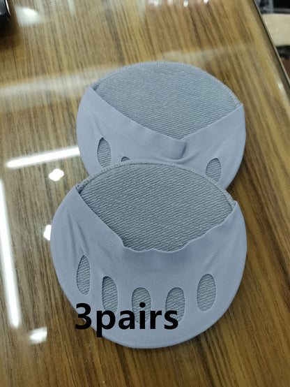 High Heels Forefoot Pad Invisible Ice Silk Five-finger Front Half Pad
