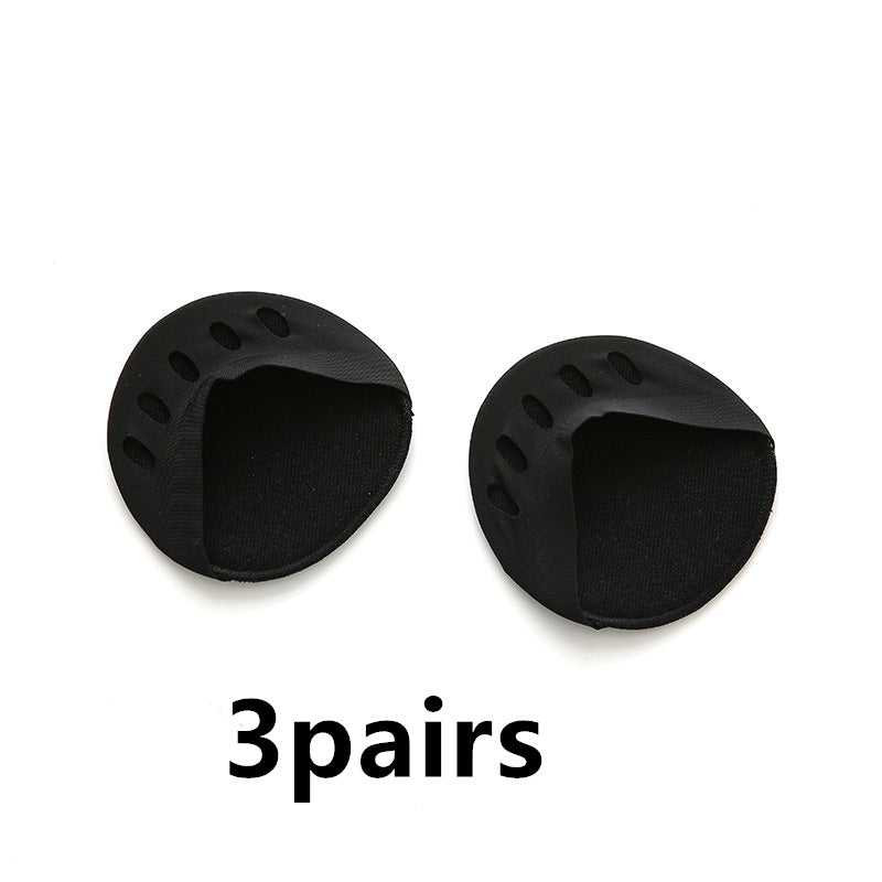 High Heels Forefoot Pad Invisible Ice Silk Five-finger Front Half Pad