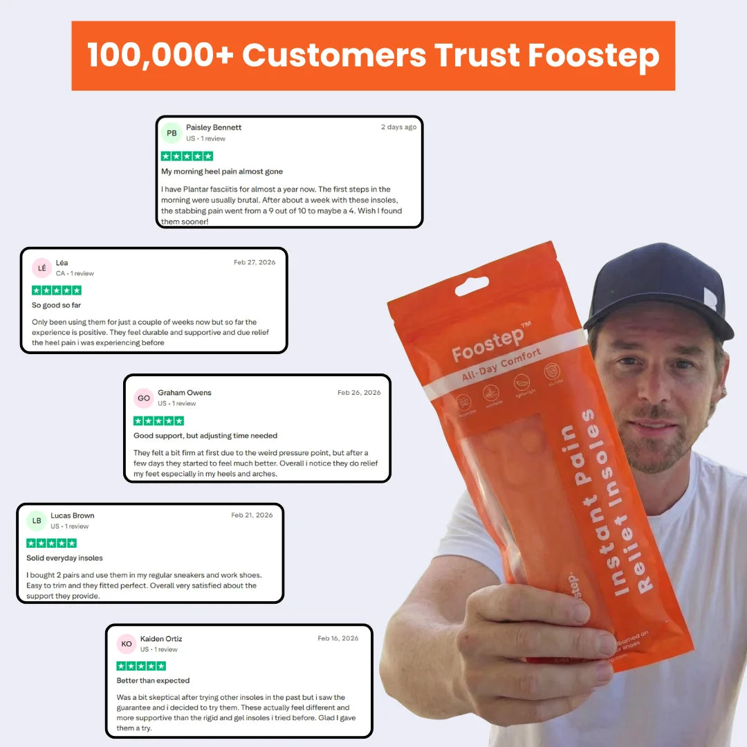 Foostep™ Instant Pain Relief Insoles | Memorial Day Special