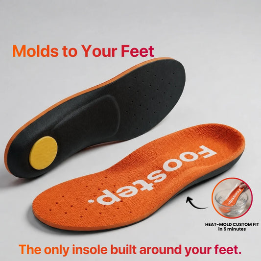 Foostep™ Heat-Molded Orthotic Insoles
