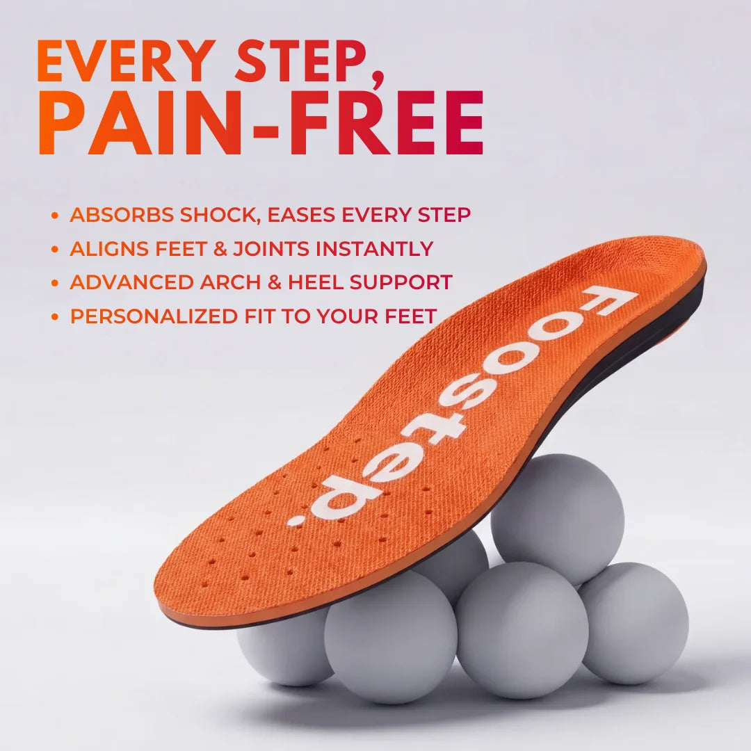 Foostep™ Heat-Molded Pain Relief Insoles