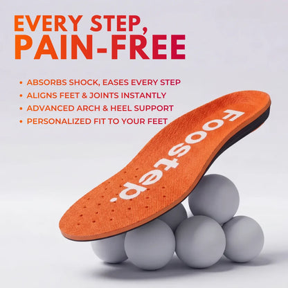 Foostep™ Heat-Molded Pain Relief Insoles