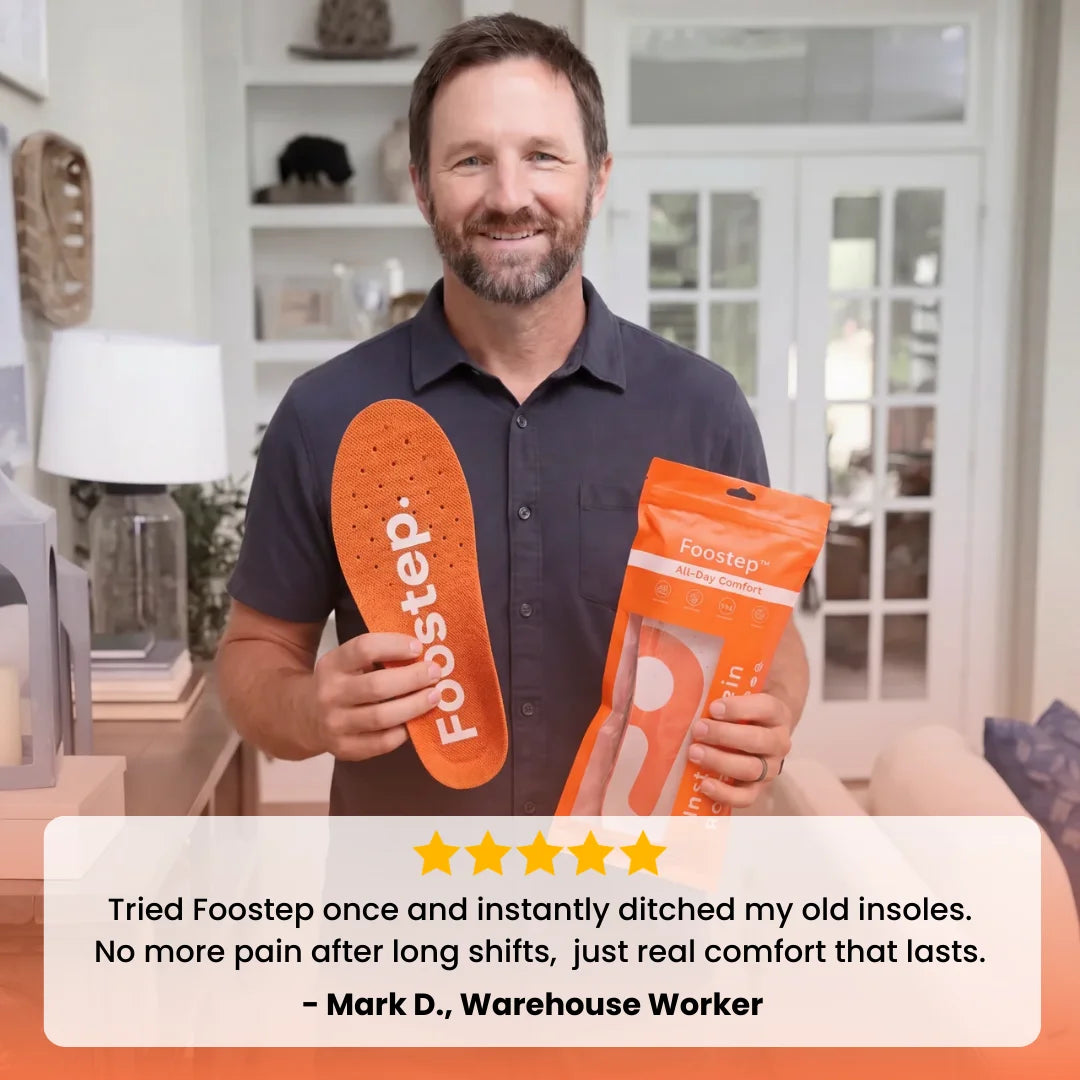 Foostep™ Heat-Molded Pain Relief Insoles