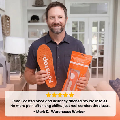 Foostep™ Heat-Molded Pain Relief Insoles