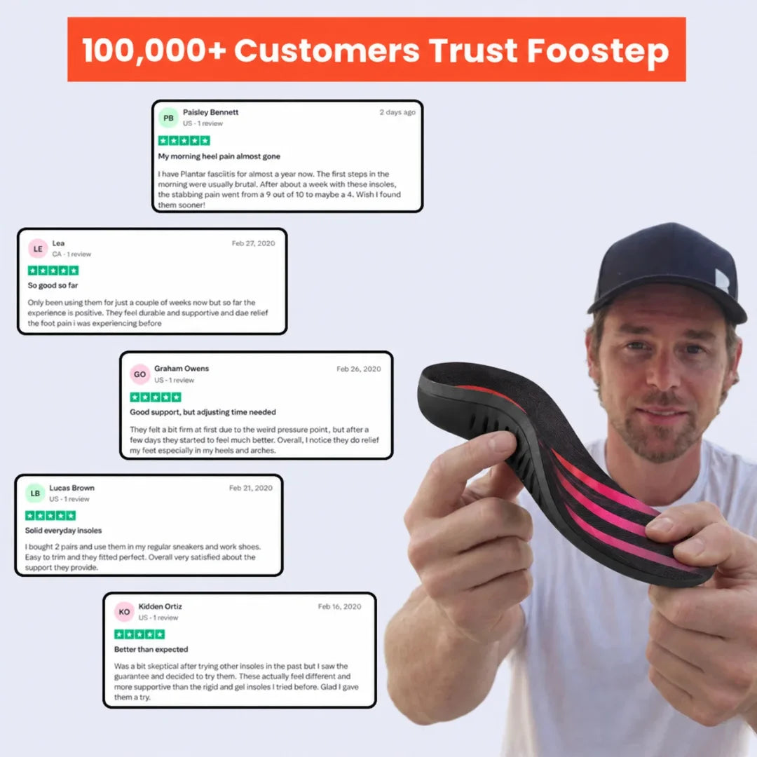 Foostep™ Pro Arch Support Insoles