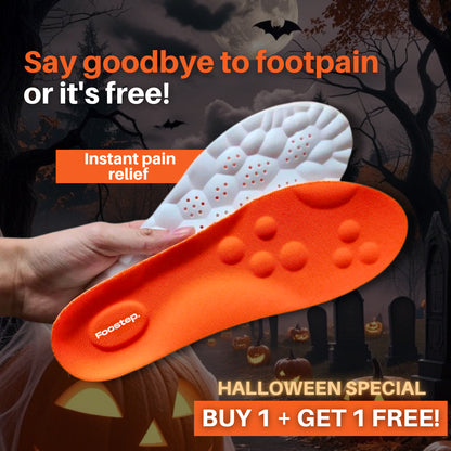 Foostep™ Instant Pain Relief Insoles | Halloween Offer