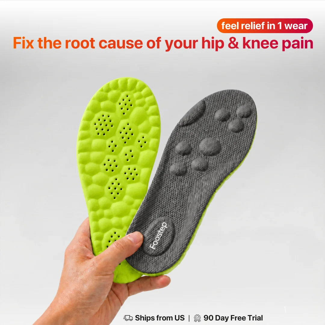 Foostep™ TriAlign Hip & Knee Pain Relief Insoles