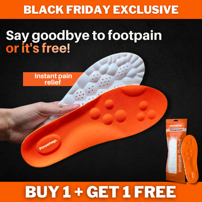 Foostep™ Instant Pain Relief Insoles | Black Friday Offer