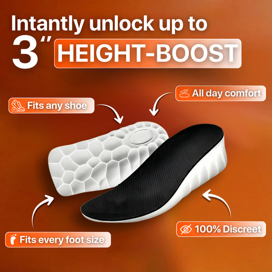 Foostep CloudLift™ Height Insoles 3.0''