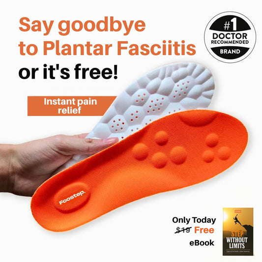 Foostep™ Instant Plantar Fasciitis Relief Insoles